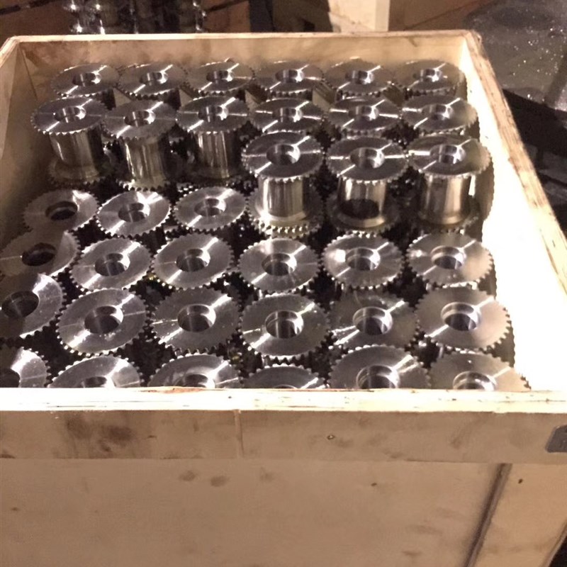 厂家现货做06B06C08B多种规格口罩机链轮 工业机械传动双排链轮