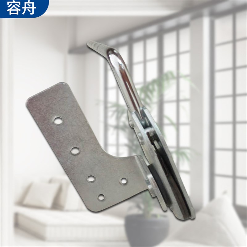 A33铰链沙发连接件可调铰沙发床连接配件扶手头枕铰双螺母螺套