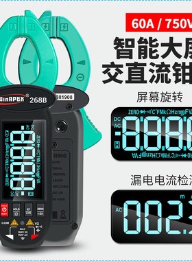 WINAPEX 268B交直流漏电钳表600mA-60A漏电流钳表
