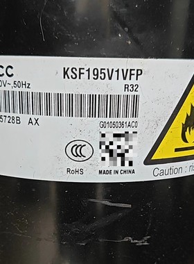 空调制冷压缩机JASK103D33UEZ3/UEZ/KS140J1N/KSF195V1VFP/VFT美