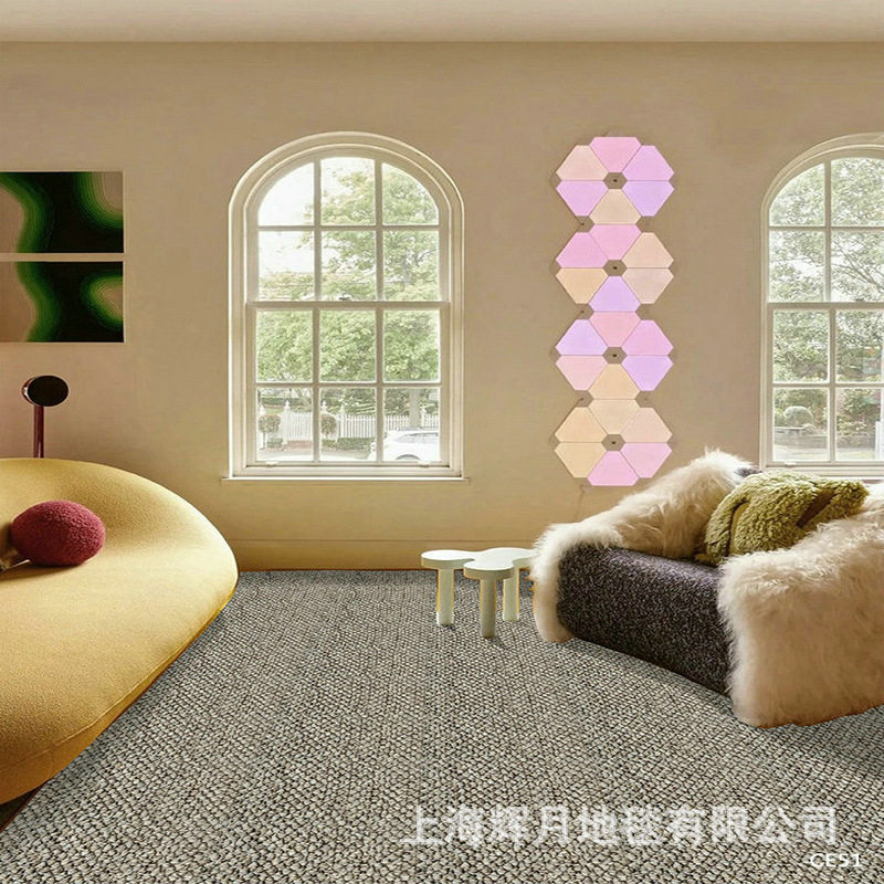 华德素色圈绒满铺地毯大圈会议室走道客厅书房办公室写字楼地毯 C