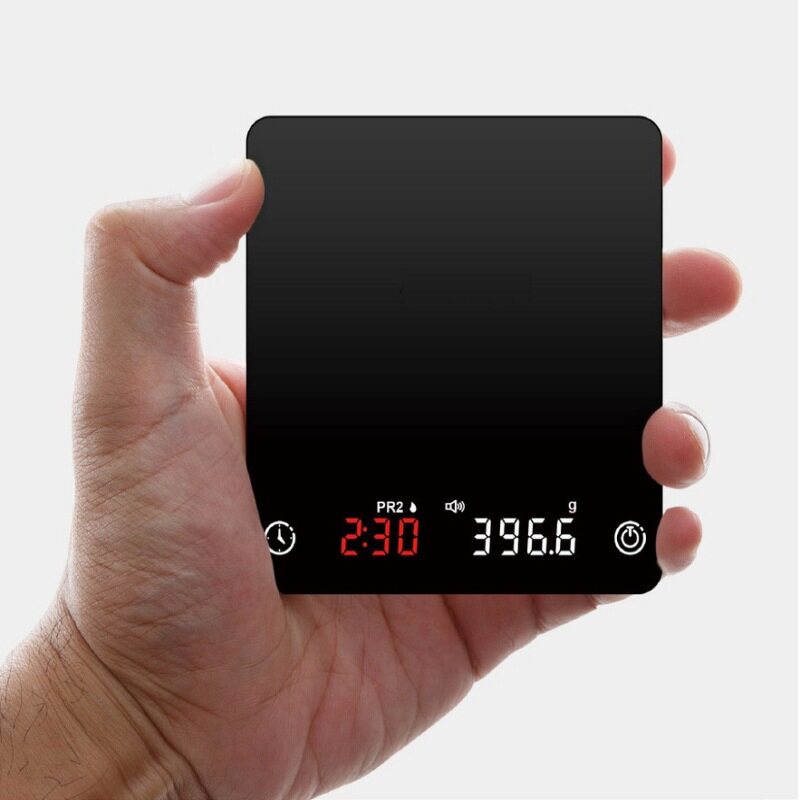 小方意式咖啡电子秤咖啡称迷你专用电子称计时手冲浓缩plus2kg