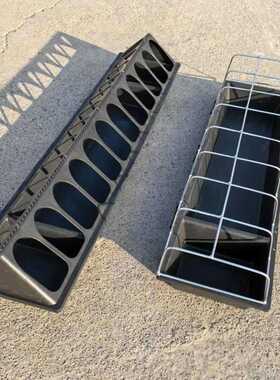 2026大鸡鸡鸭防撒喂食喂鸡水料鹅大加厚一体长方形养鸡喂料食盒食