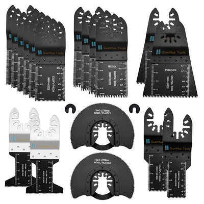 18pc混合万用宝锯片套装万用宝摆动锯片工具附件