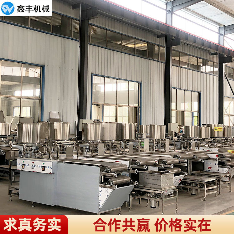 大型豆腐皮机厂家实拍  5米泼脑主机双电机控制 包教会