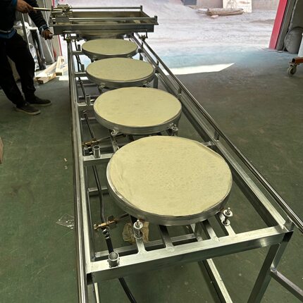 商用半自动推拉式煎饼机湖北豆皮豆丝机绿豆粉加工厂设备优惠厂家