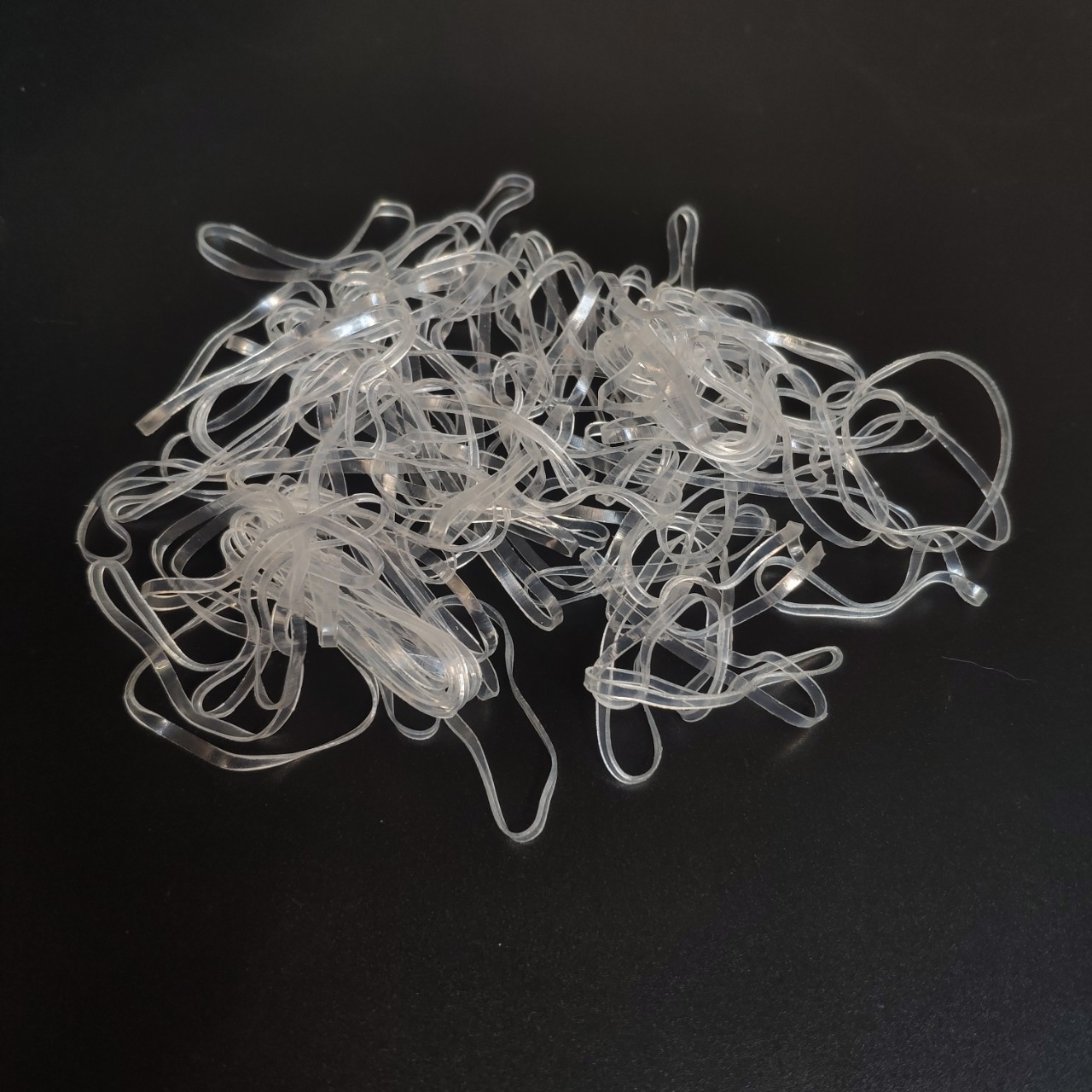 透明TPE橡皮筋普通料高弹性环保橡皮筋橡筋圈