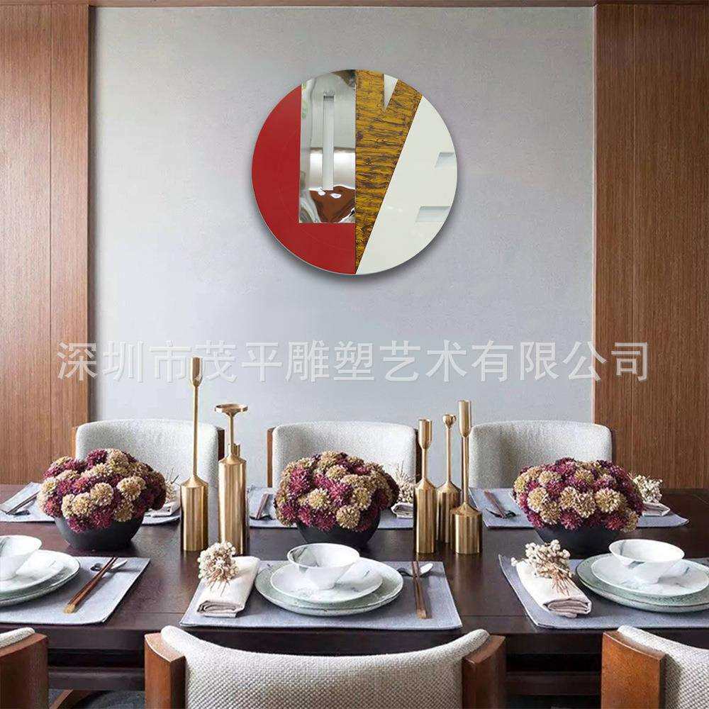 不锈钢壁饰墙面艺术现代墙面装饰金属艺术创意壁饰3D墙饰金属画