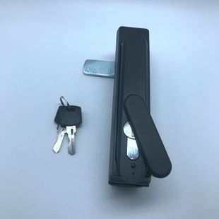 开关柜门锁 电柜门锁 通信通讯机箱机柜锁 2黑色平面锁 MS840