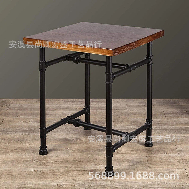 24英寸工业铁管表端桌咖啡桌边桌金属腿吧台/家庭套装/客厅套装