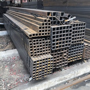 方管40xc40x2热轧黑料铁方通Q235B薄壁铁管钢材型材钢通可切割国