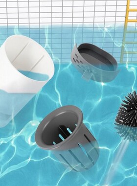 Wall Mounted Toilet Brush BathroCom Cleaning Brush with Natu