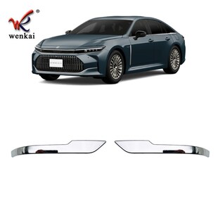 适用于24款丰田皇冠Corown Sedan改装倒车后视镜防撞电镀装饰亮条