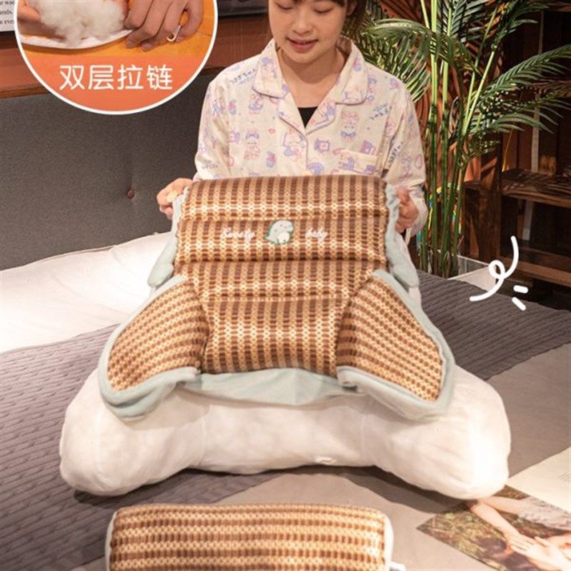 凉席床头软d包靠垫沙发抱枕躺床上靠枕靠背垫宿舍儿童看书护腰枕,居家布艺,床头靠垫,淘宝优惠券,粉丝福利购,淘宝优惠卷