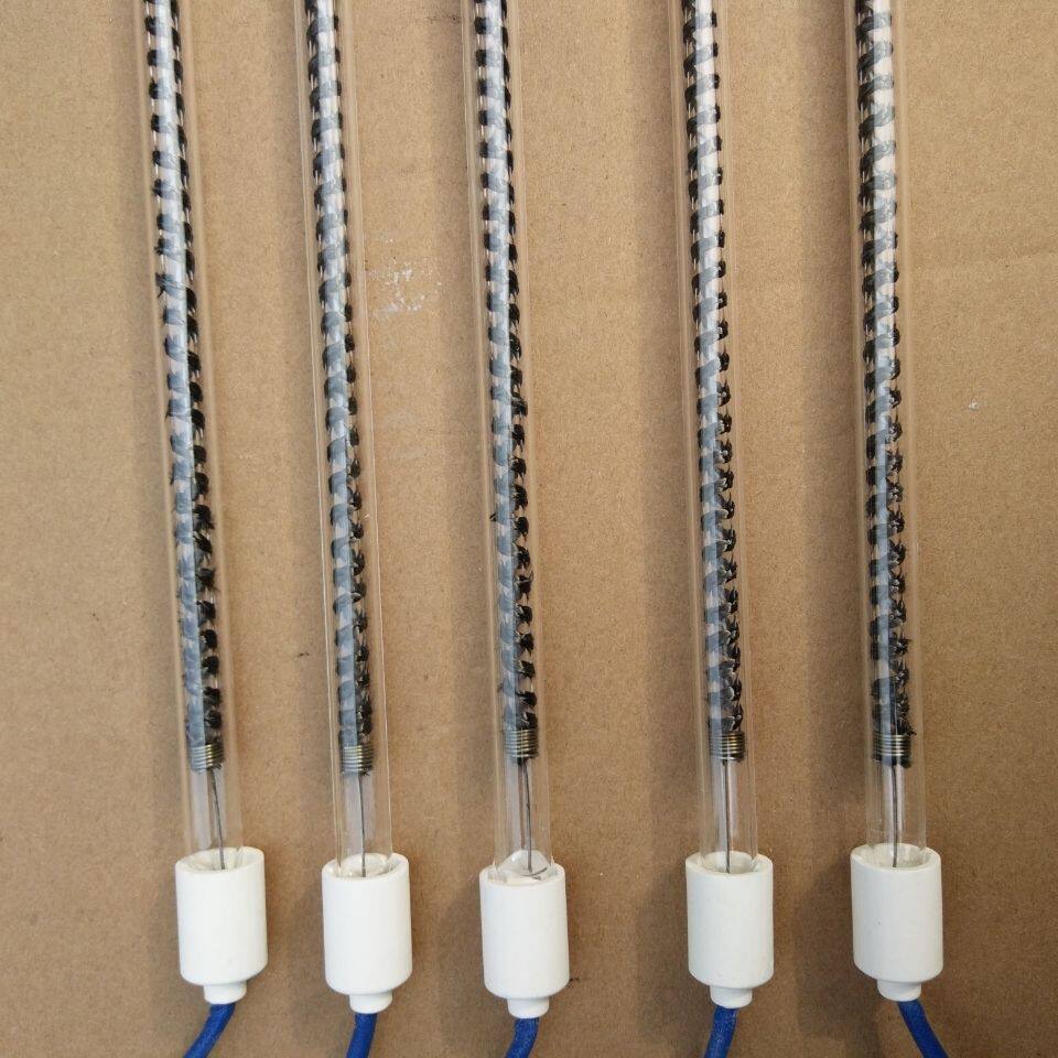 汽车喷烤漆房烤灯红外线油漆灯管A烘干发热管碳纤维卤素石英红宝