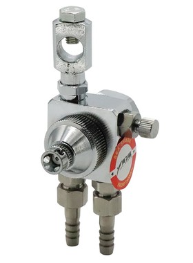 海飞鲨SaT5S气动自动喷头 圆嘴喷漆枪油漆喷涂枪小圆形细线喷雾嘴