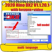 for v1.1.19.9 Hino 2020 DX2 1.1.20.w8 Diagnostic