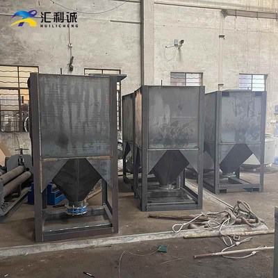 不锈钢储料仓方形锥形饲料桶塑料粉末颗粒周转R箱上料机料斗设备