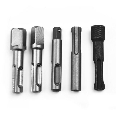 5Pcs 1/4 3/8 1/2 SDS Pluws Socket Driver Drill Bit Hex Sha