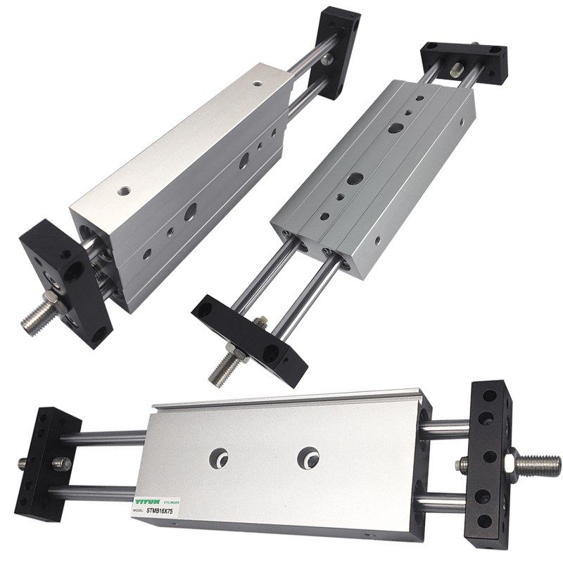 翊云气动双杆滑台气缸STMB STMS20X25X50X75XM100X125X150X200