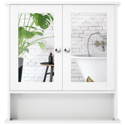 Wall Mount Mirror Cabinetv Bathroom Medicine Cabinet Storage