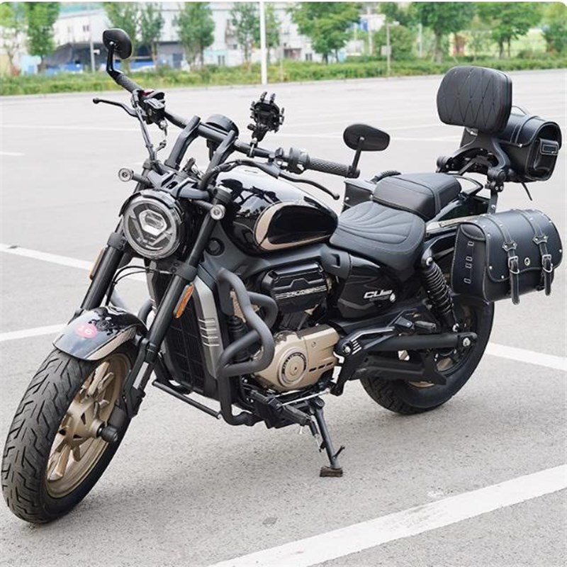 无极CU25h0护杠防摔杠改装配件折叠靠背快拆防水皮边包帆布包