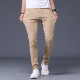 Fashion Men Trousers Slim Casual Pants Cotton Fit Chinos