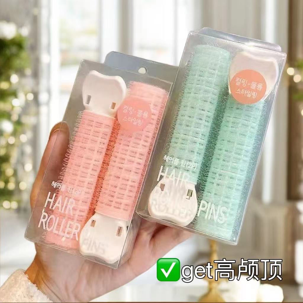高颅顶发根蓬松夹卷发筒头顶刘海发夹女头发蓬松神器八字刘海卷筒