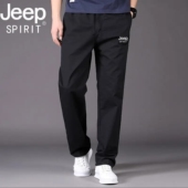 休闲裤 直筒工装 春季 吉普JEEP男士 纯色宽松运动裤 户外大码 裤 子
