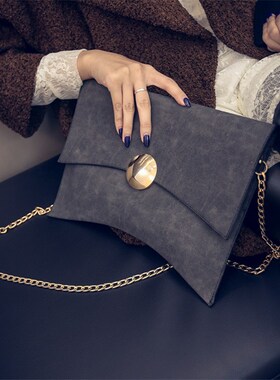 NIGEDU Design Women Clutch Bag Faux Suede Ladies SWhoulder B