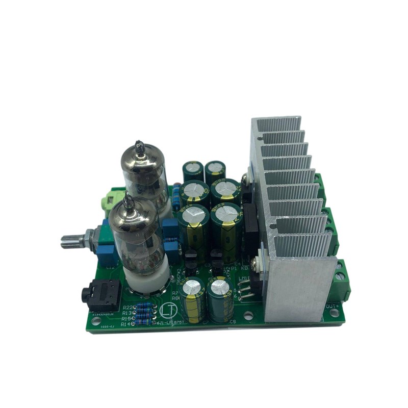6j1电子管前级推lm1875t功放板 前级I板 前胆后石功放机 成品套件