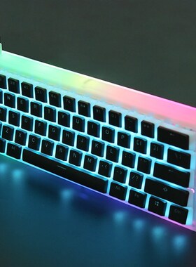 PBT Double Sholt Shine Through ANSI ISO Pudding Keyset MX Me