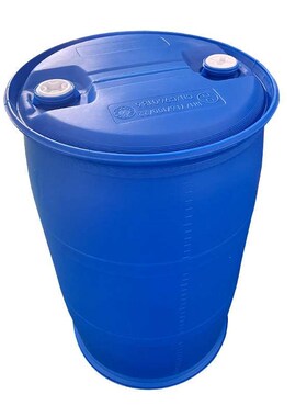 化工原料桶包装桶 200升蓝色塑料桶密封Q大蓝桶液体双环桶