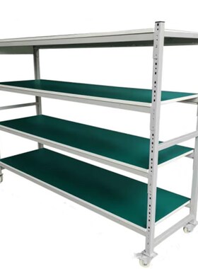 定做多层老化架带轮测试架周转车AUSB防静电手推车移动电源置物架