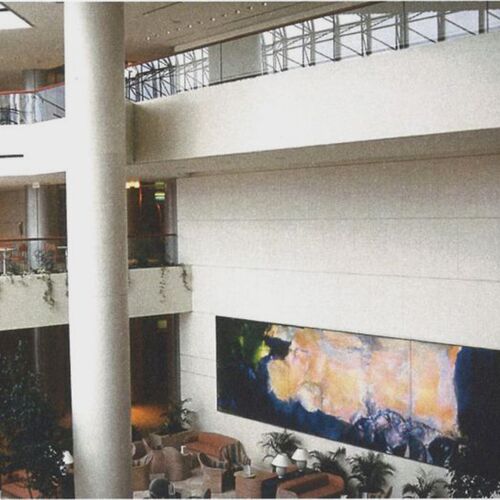 现代抽象装饰简约无框画手工临摹赵无G极油画客厅大堂办公室挂画