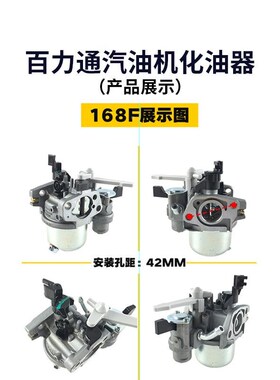 汽油机配件百力通5.5HP 6.5HP 163CC F760 168F 188F 化油器磨光