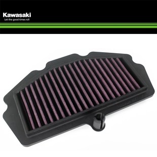 高流 Z400空气格过滤芯滤清U器空滤改装 川崎摩托车忍者Ninja 400