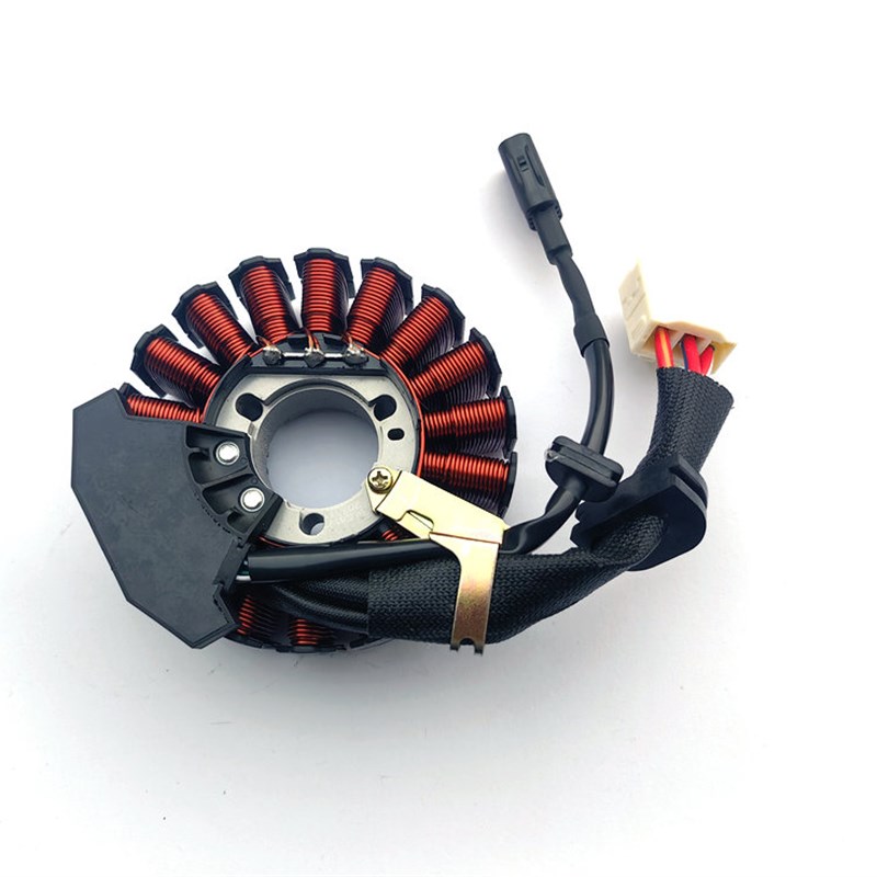适用雅马哈摩托车NVX155 NMAX155 AEROX OB63磁电机线圈定子霍尔