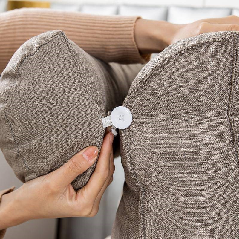 立体靠枕大三角床头靠护腰r垫榻F757S9J8榻米软包床上靠枕沙发背