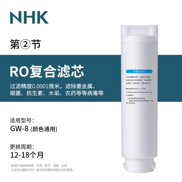 适用NHK净水机 滤芯；适用GW-8；GW-8净水器;GW-8饮水净饮一体机