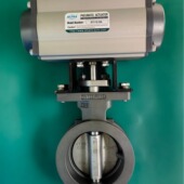 空压机蝶阀 14R D150 ALPHA 15A 713 PC8D 气动双偏心蝶阀