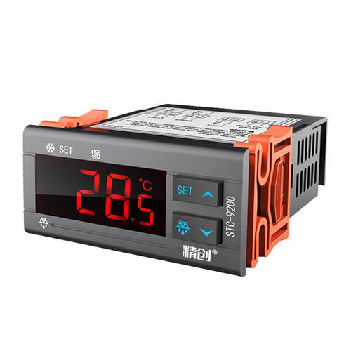 精创STC-9100系列微电脑控制器化霜报警制冷双探头显示温度控制器