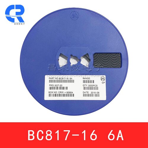 贴片三极管BC817-16 丝印6A SOT-23 0.5A 45V NPN晶体三极管现货