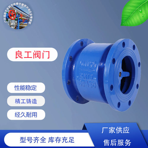 良工阀门 消声止回阀法兰 良工阀门 HC41X-16Q 良工阀门
