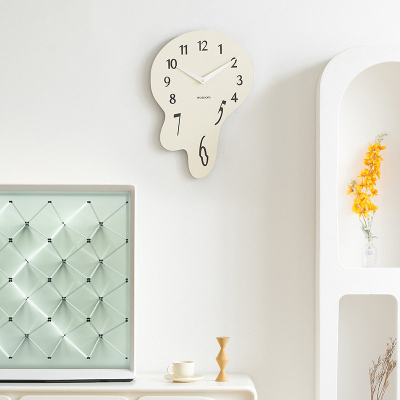 wozoom屋准钟表挂钟客厅北欧轻奢艺术创意时钟装饰墙现代简约