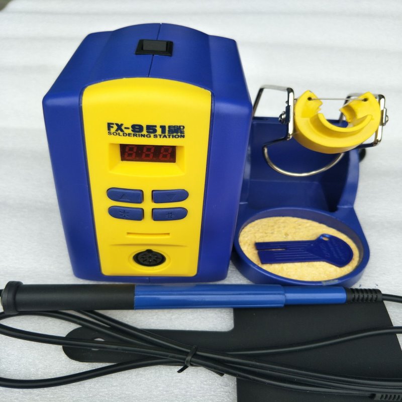 包邮75W电烙铁FX-951无铅数显恒温焊台微电脑数显恒温焊台