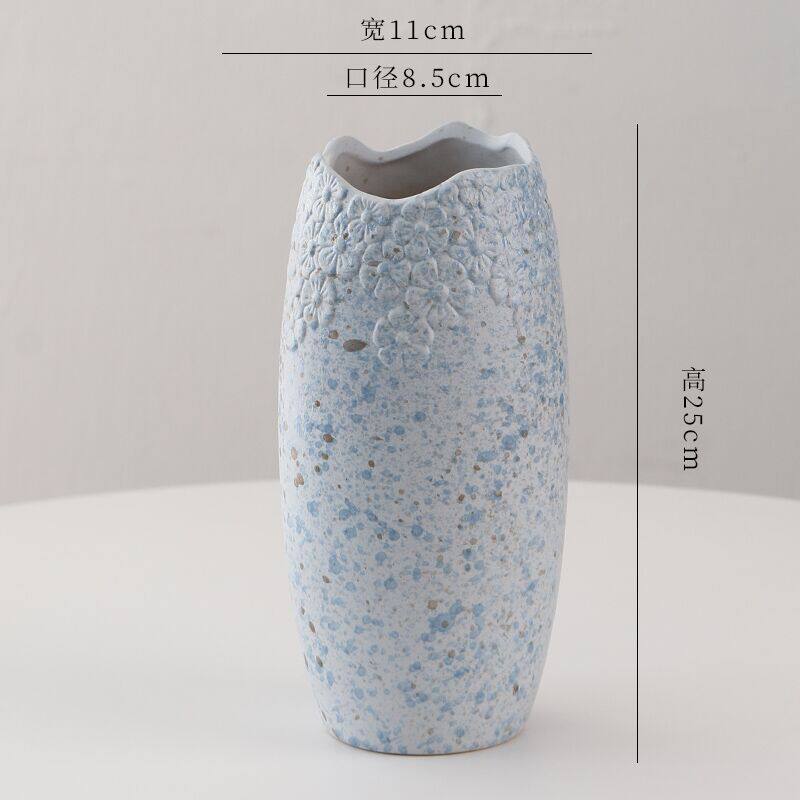 大口径花器素烧陶瓷水培