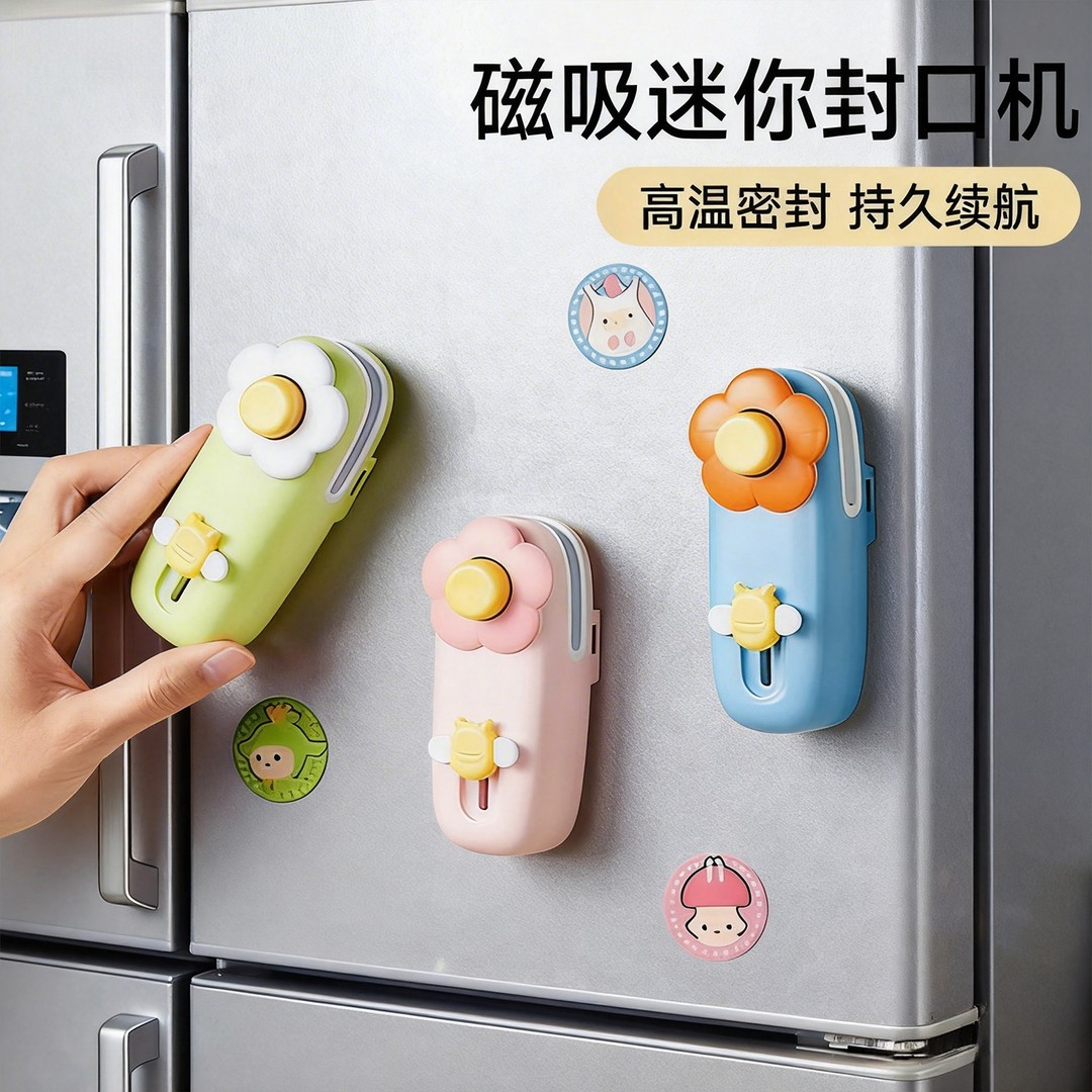 多功能迷你塑封机小型零食密封塑料袋双合一快递拆箱刀封口机