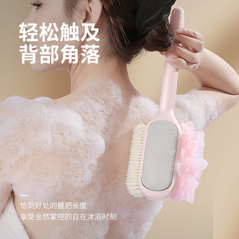 洗澡刷子搓背刷长柄软毛