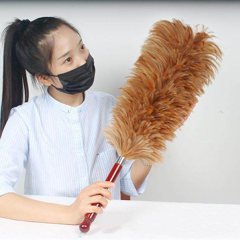 新疆西藏包邮鸡毛掸子除尘加厚加密可伸缩不掉毛汽车清洁除尘扫鸡